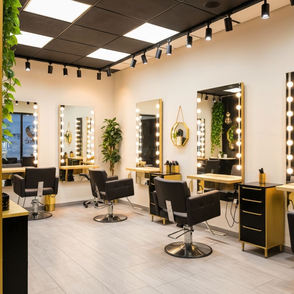 Elegance African Hair Braiding salon interior